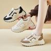 Кроссовки Dad Shoes на толстой платформе для женщин, повседневные кроссовки для бега из искусственной кожи, женские удобные дышащие нескользящие рабочие теннисные кроссовки со шнуровкой