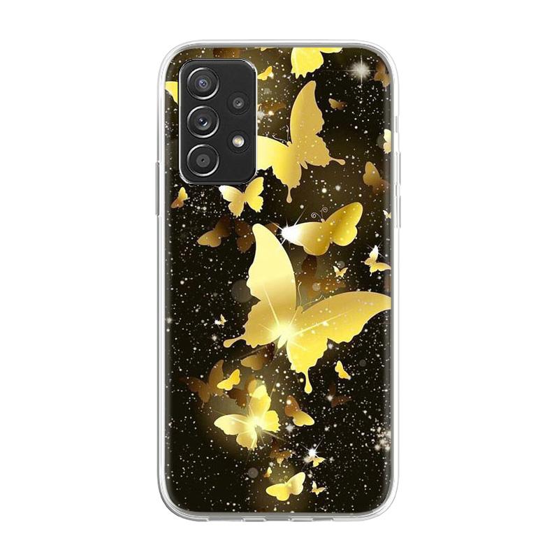 Чехол для samsung a52 Galaxy A32 A51 5G 4G чехол с милым мультяшным рисунком Samsung A33 A53 A03S A 32 52 A52S 5G роскошный телефон Funda Capa