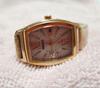 [USED] Junk SEIKO solar watch for women, gold tonneau shape