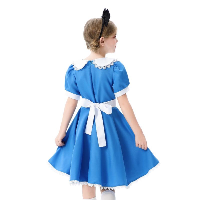 Halloween Blue Alice Children's Costume Maid's Costume Children's Costume Lori Pastoral Carnival Show Dress
