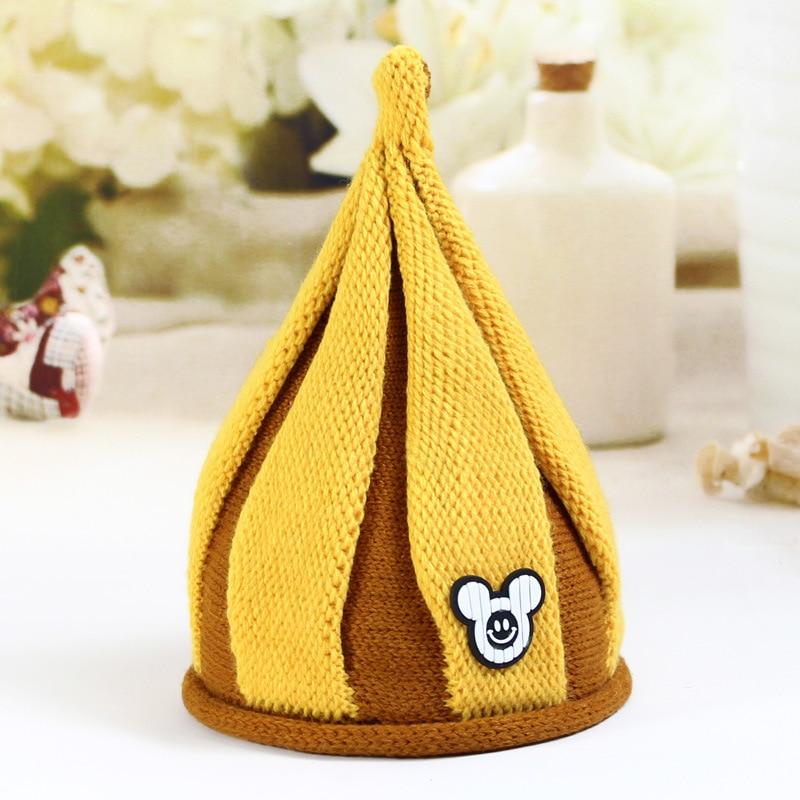 Новые разноцветные шапки с персонажами для маленьких девочек и мальчиков, детская вязаная зимняя шерстяная шапка, размер 48-50 см