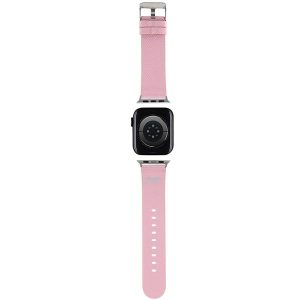 Hello Kitty Strap HKAWMPGKHP Apple Watch 38/40/41mm pink/pink strap Kitty Head