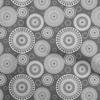 Cotton Flex Gray Fabric Dotted Floral Craft Projects Decor Fabric Printed By The Yard 40 Inch