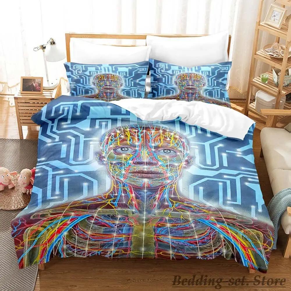 Новый комплект постельного белья Alex Grey Single Twin Full Queen King Size Bed Set Adult Kid Bedroom Duvetcover Sets Anime Parure de lit Bed