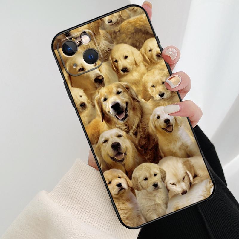 Golden Retriever Dog Phone Case For iPhone 17 Pro Max 14 13 12 11 15 16 Pro Max mini 15 16 Plus 16e 17 Air Cover