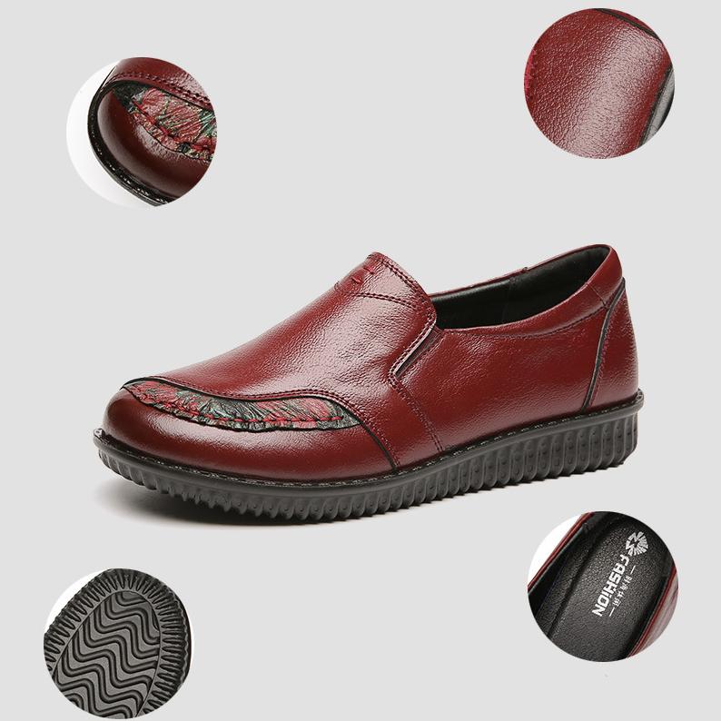 Весенние роскошные женские туфли на плоской подошве в стиле ретро, винтажные мокасины из натуральной кожи, черная женская обувь