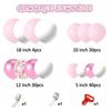 Kit de décoration de ballons - Riavika - 104 PCS - Rose et blanc - Facile à utiliser - Romantique