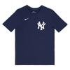 X MLB Collaboration T-Shirt New York Yankees Crew Neck Pullover Comfortable Short Sleeve Kids Tops Navy-Blue 3Z3B3SA4D-NYYDJ