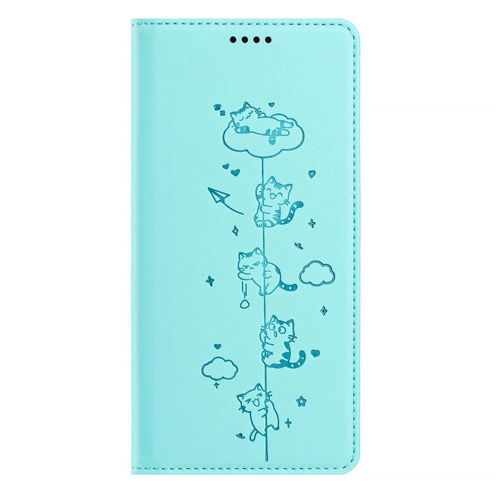 Милый кожаный чехол-книжка с котиком для Doogee Note 56X 56 58 59 N60 Pro N55 Plus, с карманом для карт, RFID-защитой, чехол для телефона