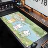 Игровая клавиатура Коврик для офиса Мягкий Нескользящий Ковер Резиновая подставка под мышь Новые модели Милый кролик Розовый Аниме коврик для мыши Домашний HD-печать коврик для мыши