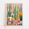 Мексиканский постер с кактусом, Матисс, традиционный мексиканский художественный принт, картина на холсте, настенные художественные фотографии, Декор кактуса для дома