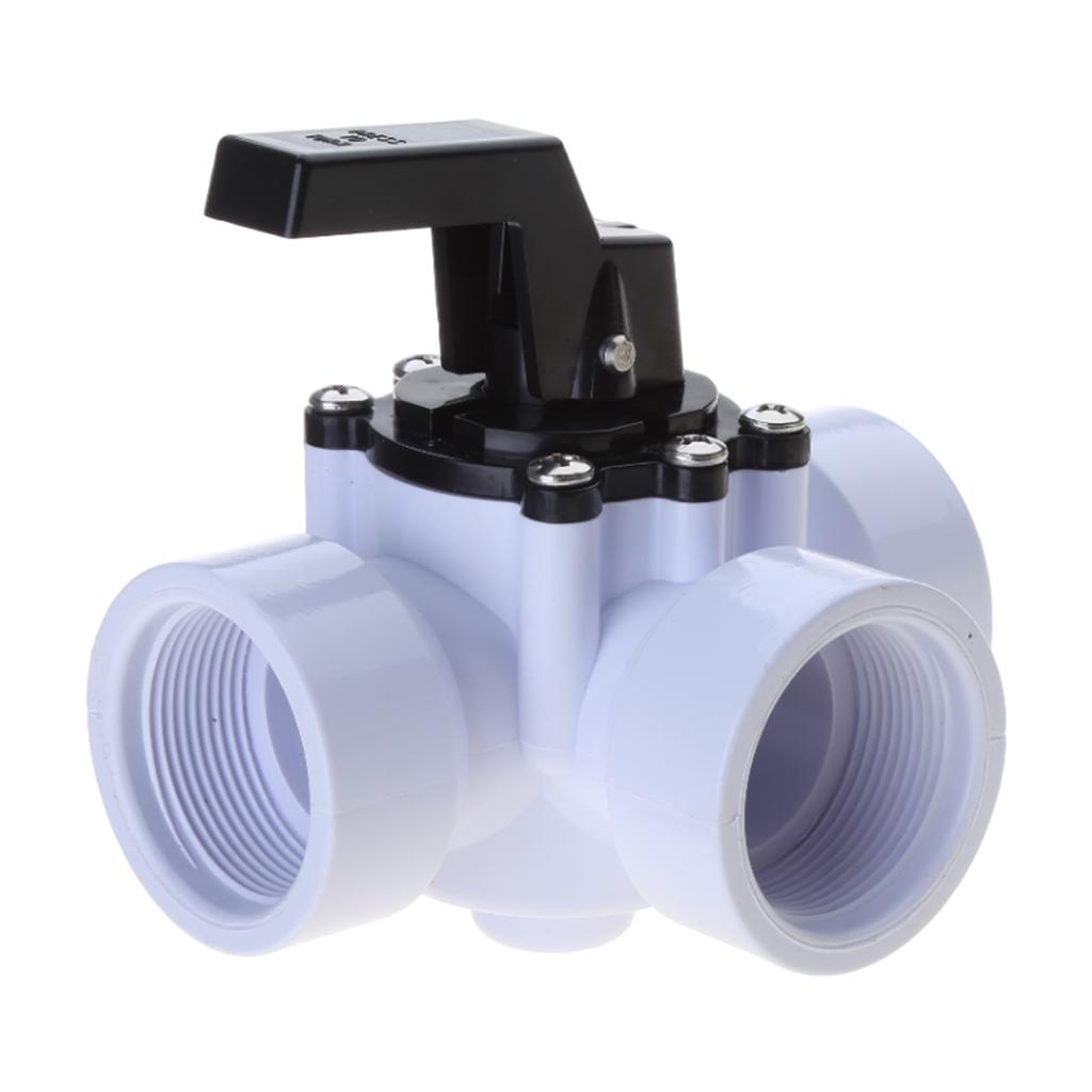 3-ходовой распределительный клапан для воды, универсальный адаптер для шланга с хомутами для распределителя воды в саду и бассейне на шланг 1,25" 1,5"