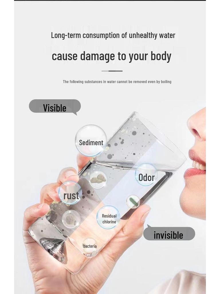 Stainless Steel Five-Stage Ultrafiltration Kitchen Tap Water Purifier