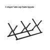 OEING Outdoor Carbon Steel Folding Picnic Table