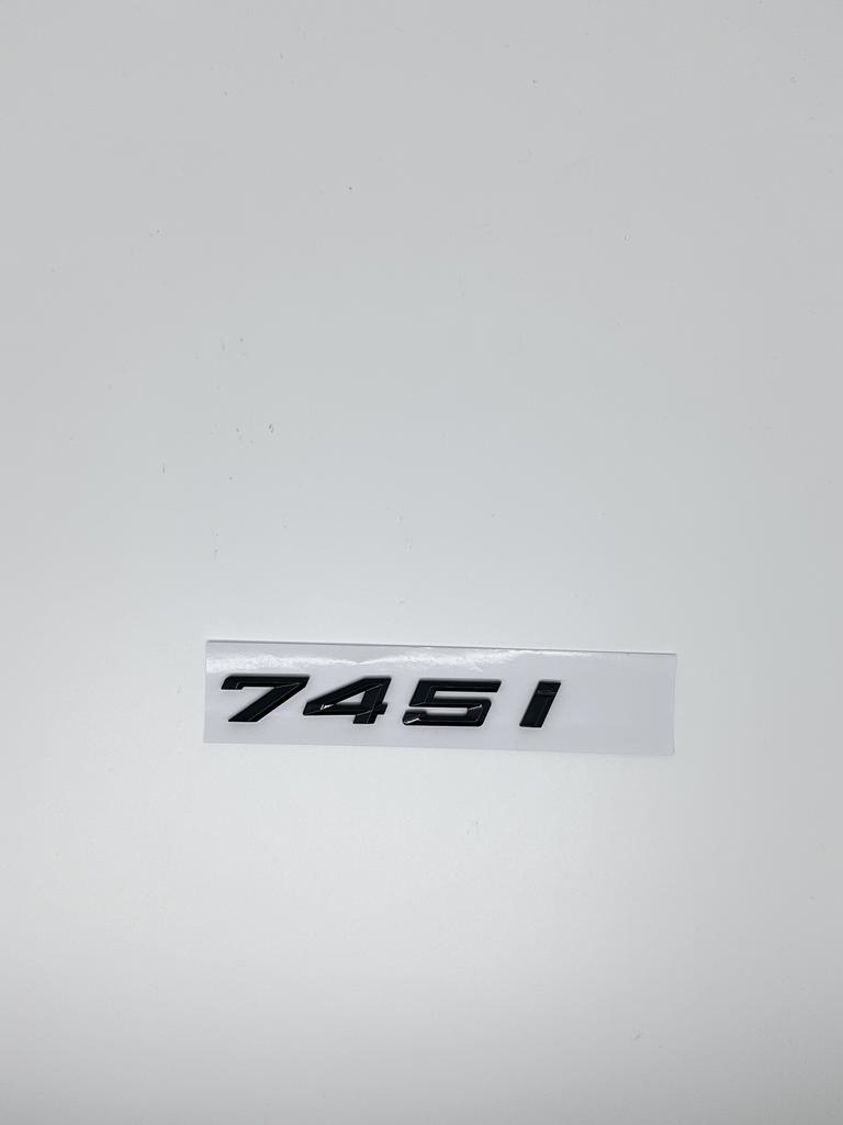 3D ABS Car Trunk Letters Logo Decals Badge Emblem Sticker For BMW 7 Series 730Li 740Li 745Li 750Li 760Li G11 G12 E38 E65 E66 F01
