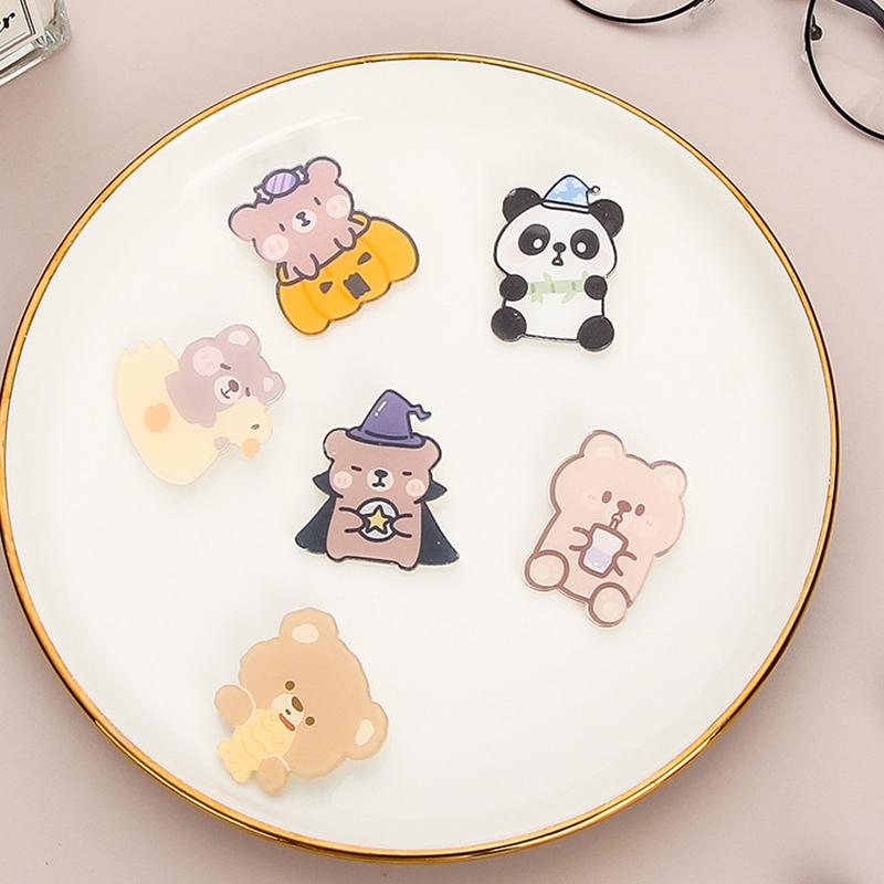 Акриловая брошь в корейском стиле, булавки с героями мультфильмов, аниме, милый персонализированный значок, популярные подарки, корсаж для женщин, ювелирные изделия