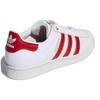 Adidas Superstar Velcro White Red Sneakers FY3117