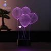 3d светодиодная настольная лампа на воздушном шаре, настольные аксессуары, крутые лампы, подарки для женщин, крутые вещи, лампа для освещения настроения для спальни, ночник