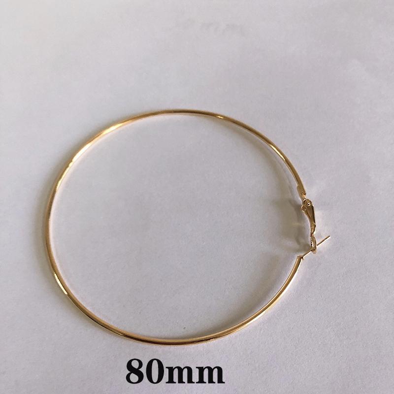 Модные серьги Серьги-кольца Большие серьги Преувеличенные серьги-кольца в стиле хоп Ювелирные изделия Женские большие серьги AVE