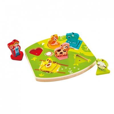 Звуковая головоломка Hape Makiba 22,5 x 6 x 20,8 см для детей от 3 лет, деревянная игрушка E1614