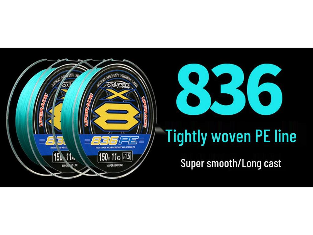 91 Lure 9-Braid Dyneema PE Fishing Line - Super Strong Long Cast