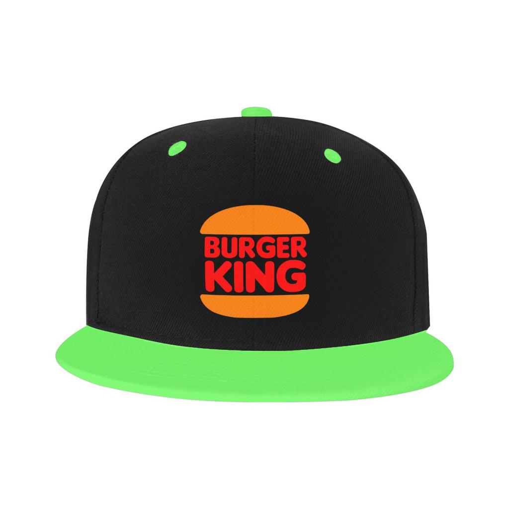 Лето 2024 Новое поступление Бейсболка с принтом Burger King Печать Хлопковые бейсболки Унисекс Кепка Шляпа для гольфа