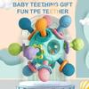 1PC Baby Toys 0 12 Months Rotating Rattle Ball Grasping Activity Baby Development Toy Silicone Teether Baby Sensory Toys for Babies