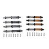 4pcs RC Car Shock Absorber Alloy 100mm Double Springs Shock Damper for 1/10 RC Crawler Off Road Car