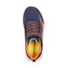 Skechers Детские мальчишеские кроссовки Microspec Advance Sports Удобные Нескользящие Дышащие Низкие Повседневные Кроссовки Детские Синие Оранжевые 403926L-NVOR