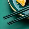 5 пар зеленого золота, японские китайские палочки для еды, еда, палочки для суши, многоразовый сплав, корейский набор палочек для еды, здоровая кухонная посуда