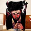 Аниме J-Jujutsu-u K-Kaisen-nn Плед Фланелевый Плед, Легкий Уютный, Прочный Моющийся милый Крутой