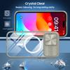 Для чехла для телефона IPhone15ProMax с выдвижным окошком для объектива, беспроводной зарядкой и магнитной фиксацией для Apple 15Plus, прозрачный чехол