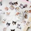 45pcs/pack Cute Stationery Stickers Cat Dog Diary Planner Decorative Mobile Stickers Scrapbooking DIY Craft Stickers