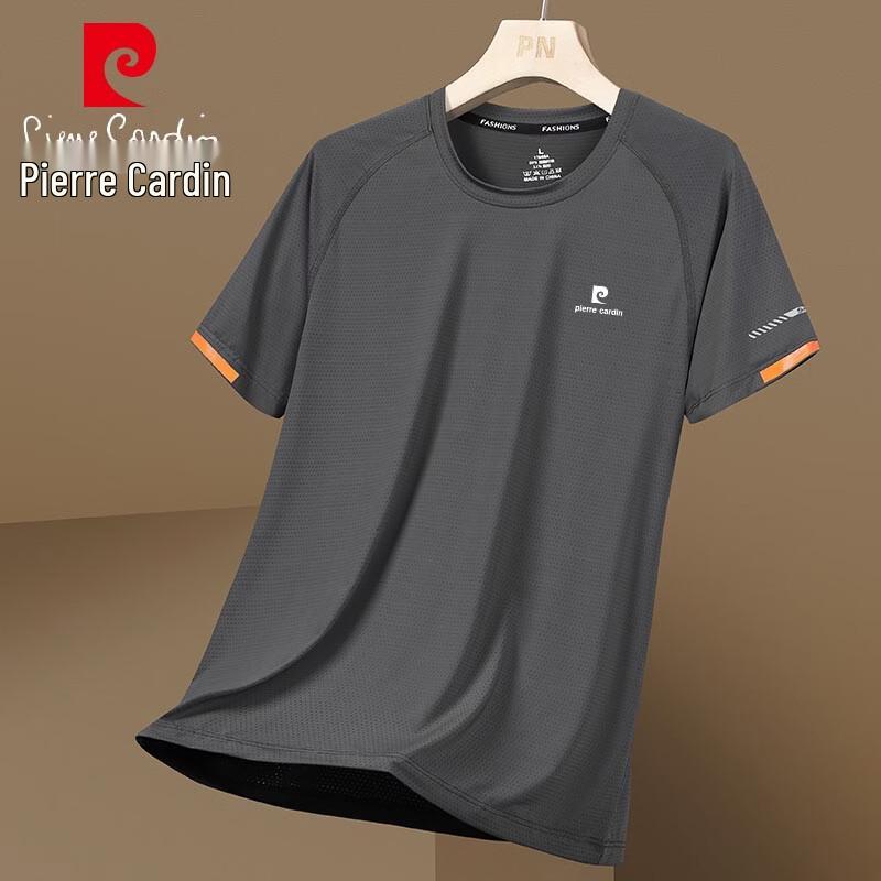 Pierre Cardin Мужская дышащая футболка с коротким рукавом Ice-Cool