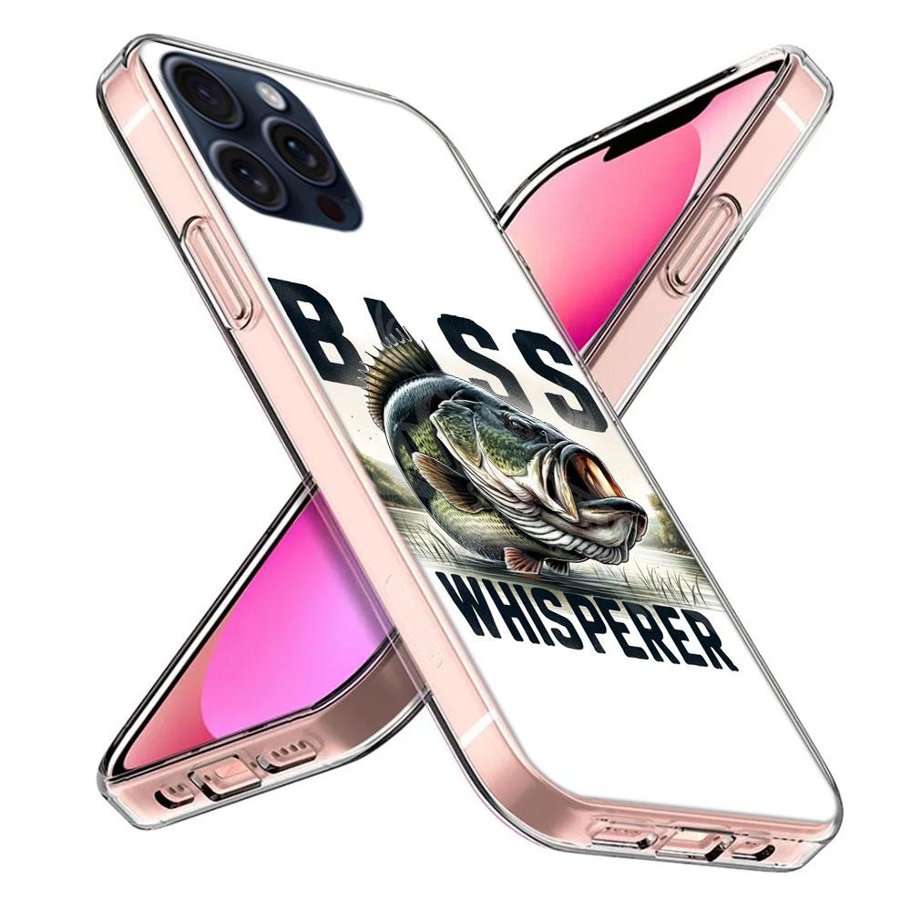 Enjoy a Day of Fishing Pleasure Clear Phone Case For Iphone 17 Air 16 Pro Max 15 Pro 14 Plus 17E 16E 11 13 12 Mini Cover Cases F
