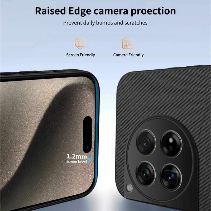 For One Plus 12 Hight End Black For Magsafe Magnetic Wireless Charge Case For One Plus 12 Lens Shockproof Cover For OnePlus 12