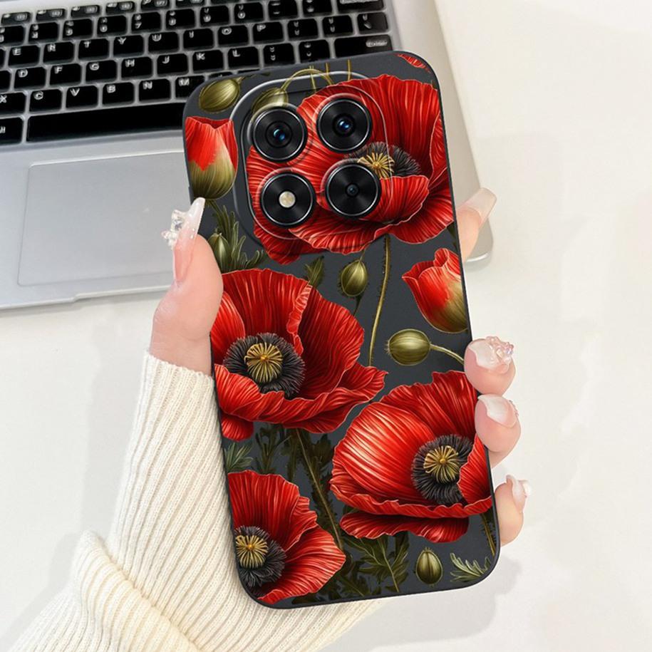 Чехол для Xiaomi Redmi Note 14 Pro 5G Популярный Цветочный Мраморный Мягкий Конфетный Силиконовый Задняя Крышка Телефона Для Redmi Note 14 Pro Plus Funda