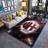 "Ковер с логотипом AC Milan Дизайн 1899, Ковер для домашнего декора спортивного болельщика" Подходит для использования в качестве противоскользящего покрытия для гостиной, спальни, диванов