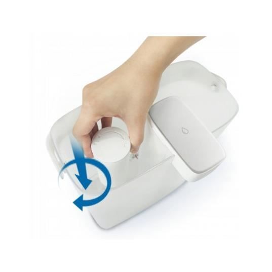 Carafe - INSTANT WATER - AWP2980WH/24 - 3 Litres - Filtration rapide - Micro X-Clean