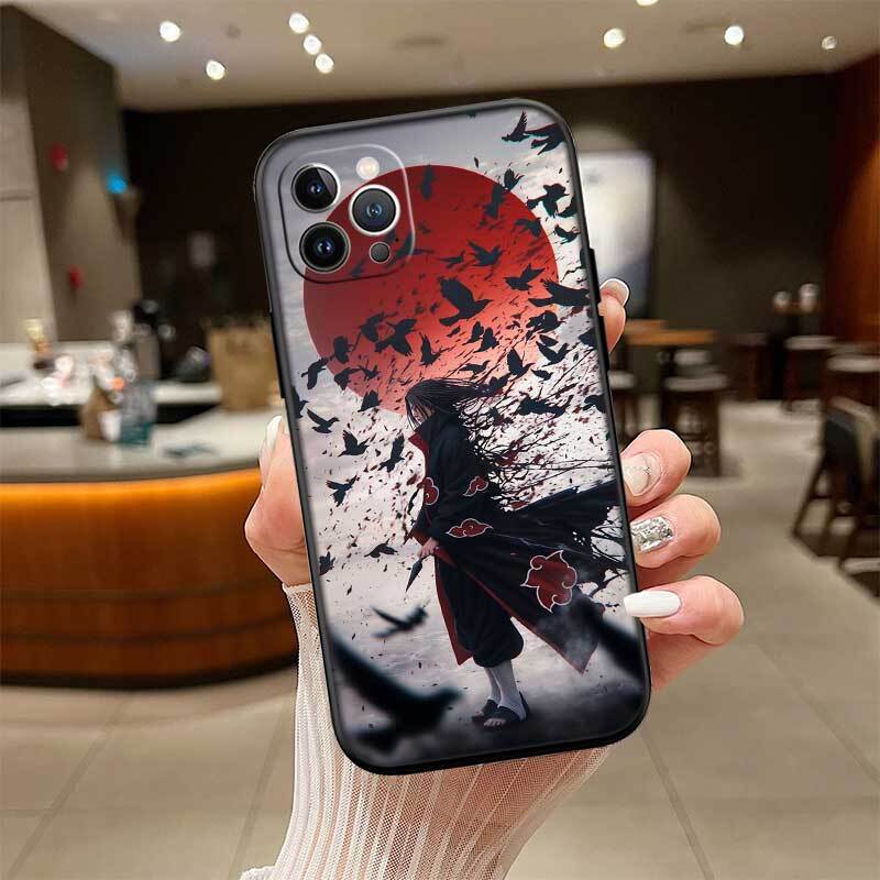 Naruto Uchiha Itachi Shockproof Phone Case for iPhone 6 6s 7 8 11 12 13 14 15 16 17 16E XS Pro Max XR X SE Air
