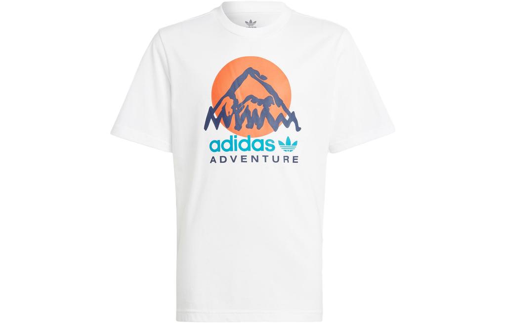 Adidas Originals Kids T Shirts Crew Neck Moderate IC5385