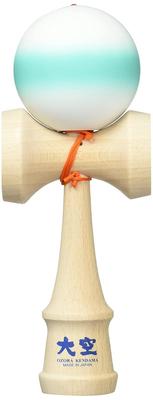Сертифицированная соревновательная Кендама Rangs Japan Kendama Association Oozora Матовая Бирюзовая В комплекте запасная веревка