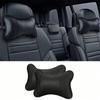 Car Seat Headrest with Breathable Mesh - Safety Head & Neck Rest, Relaxation Pillow & Auto Protector