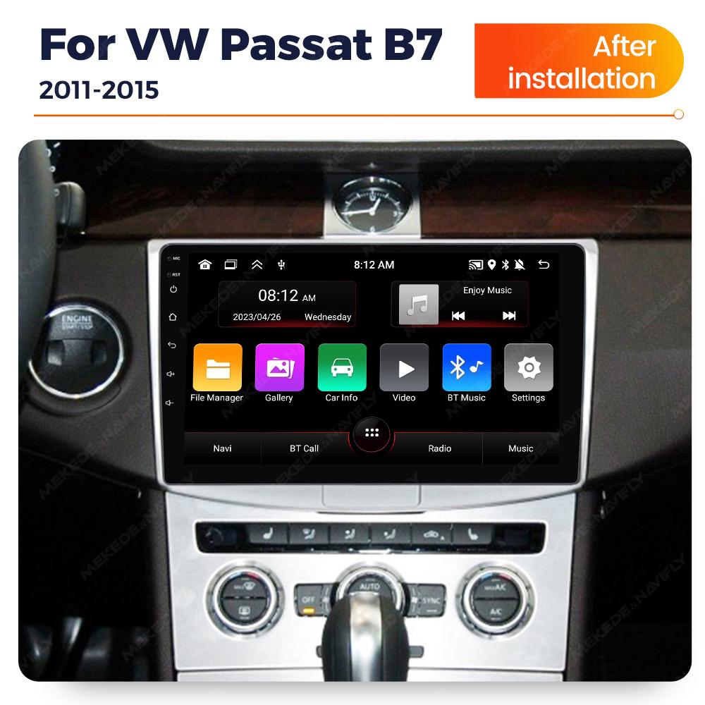 Новое автомобильное радио Android для Volkswagen VW Passat B6 B7 CC Magotan 2011-2015 Мультимедийный проигрыватель GPS-навигация Carplay Auto Stereo