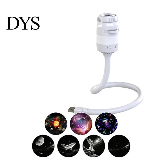 Soft Light for Sleeping 2-in-1 Star Projector Night Light, Starry Sky Ambient Lamp with Films, Room Decor Gift Kids USB Powered Dual-Mode Bedroom