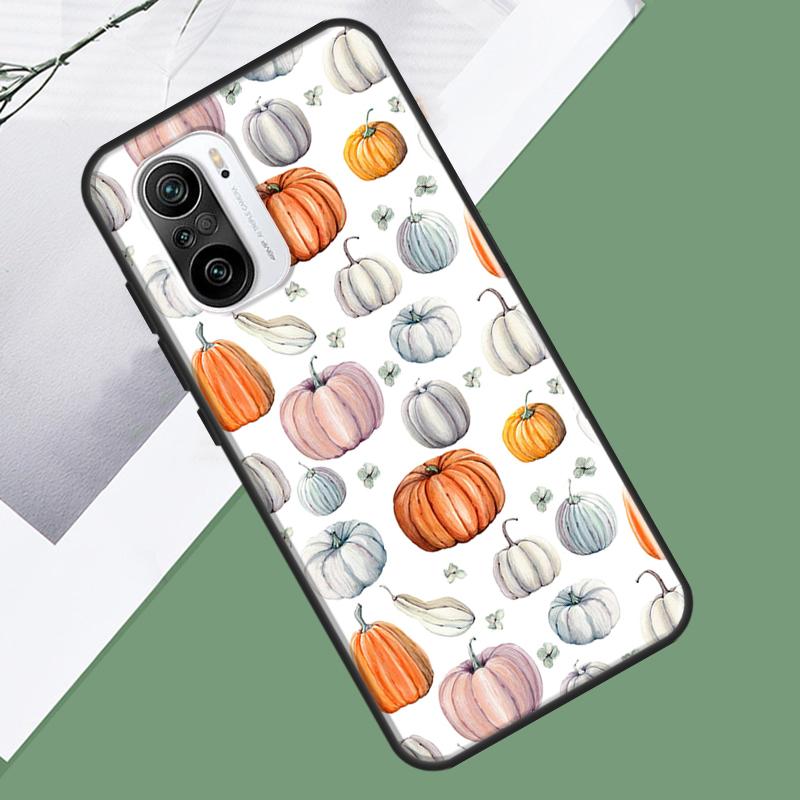 Autumn Pumpkins For POCO X5 X3 F5 Pro F4 X4 GT M5s C40 F3 Phone Case For Xiaomi 12T 11T Pro 12 13 Lite 12X