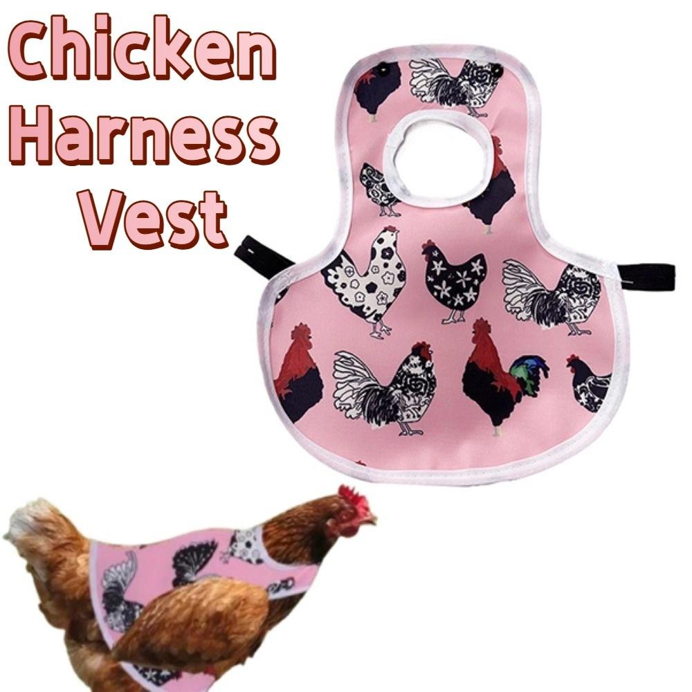 Adjustable Hen Apron Washable Chicken Saddle Apron Poultry Back Protector Hen Safety Accessories