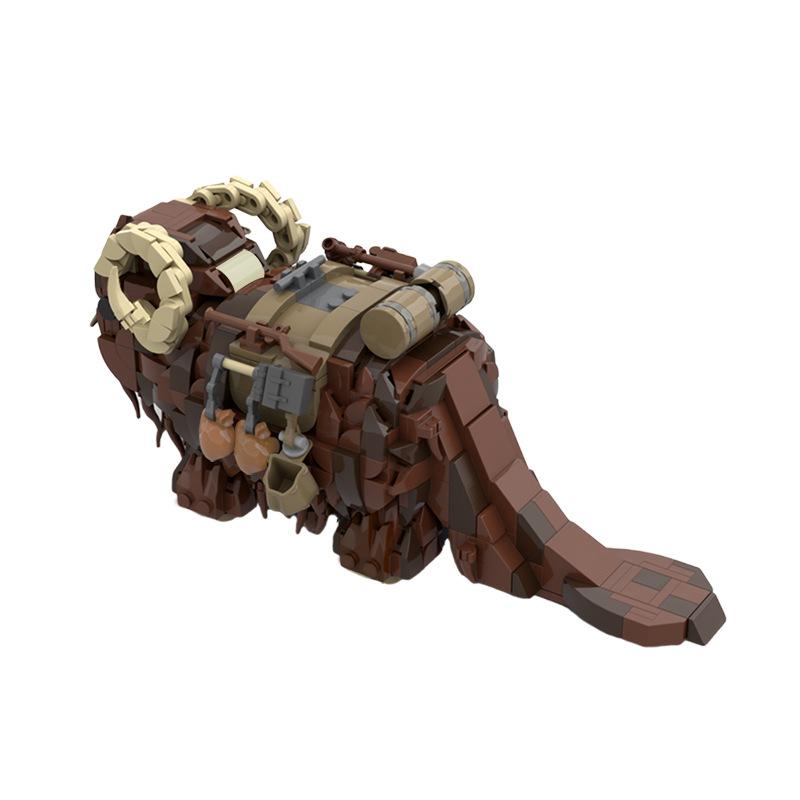 Buildmoc Star Movie Animal Tatooineds-Banthaed Monster Figures Model Building Blocks Toys for Children Kids Toys Gifts Banthas