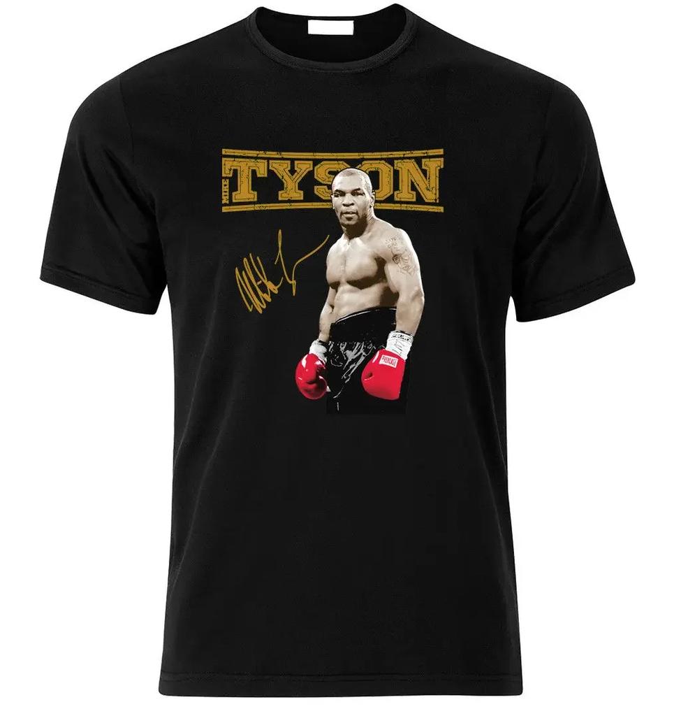 Футболка для фанатов моды Iron Mike Boxing Champion Tyson. Летняя мужская футболка с круглым вырезом и коротким рукавом, новая повседневная модная уличная одежда
