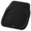 BONFORM Car Mat, Cut Shape, Regular Car, Front, 1 Piece, Waterproof, Washable, Anti-Slip, Free Cut, 48x65cm, Black 6421-01BK